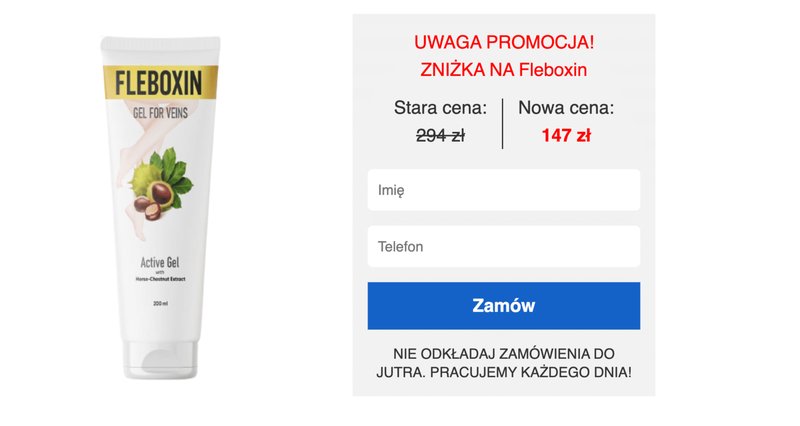 Poland - fleboxin: apteka cena